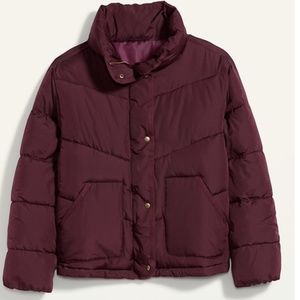 Quilted Utility Puffer Jacket for Women
